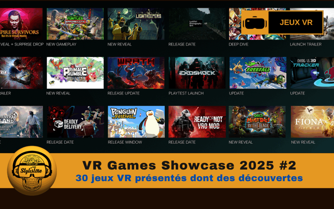 VR Games Showcase 13 nombre 2025 : 30 annonces de jeux VR