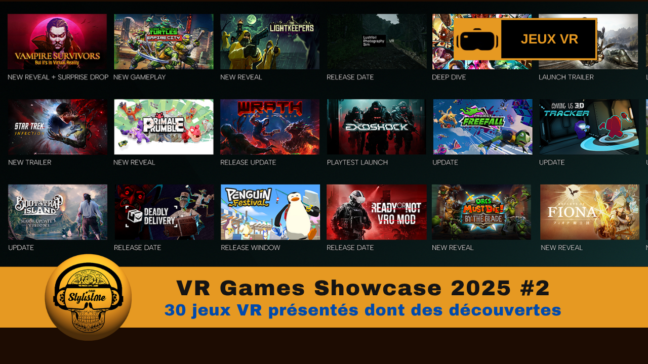 VR Games Showcase 2025 novembre