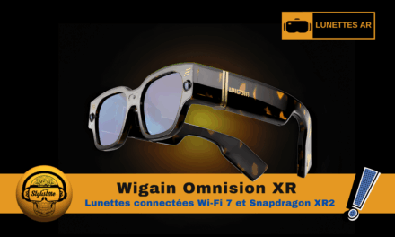 Wigain Omnision XR : lunettes connectées écran couleur, Wi-Fi 7 et XR2 !