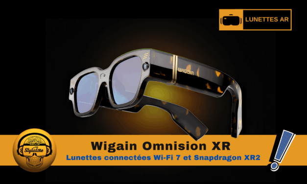 Wigain Omnision XR : lunettes connectées écran couleur, Wi-Fi 7 et XR2 !