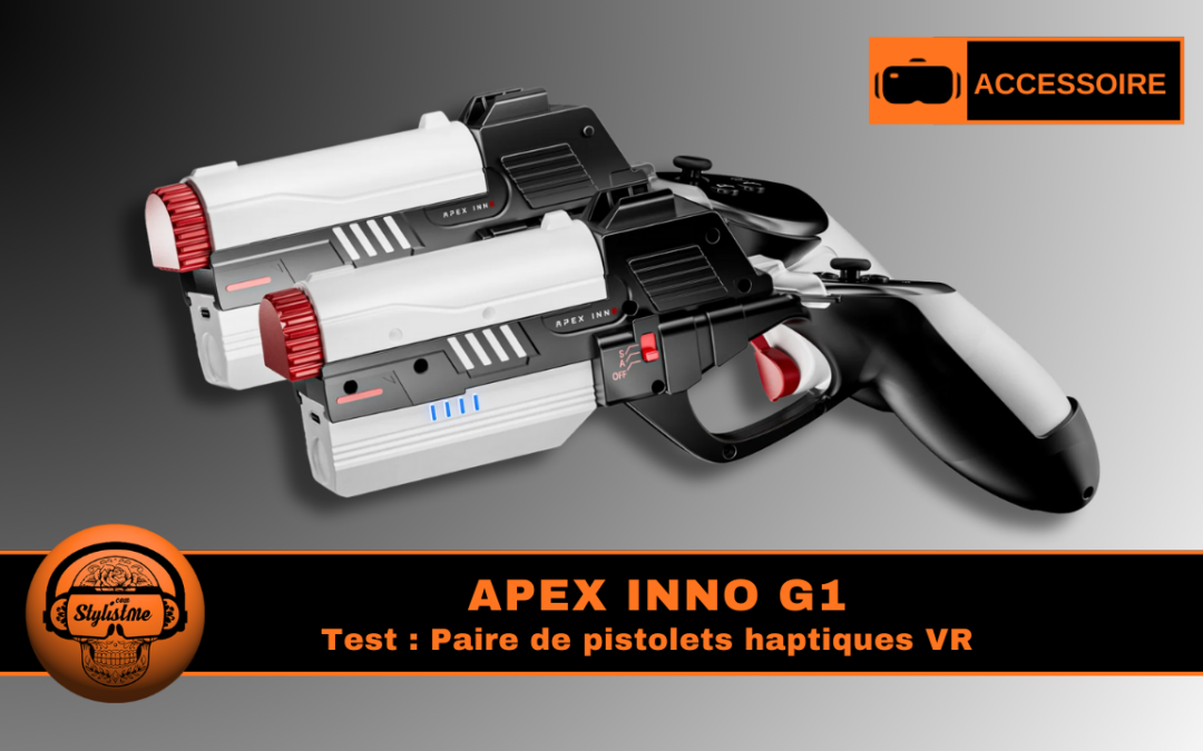 APEX INNO G1 test et avis des pistolets à retour haptique