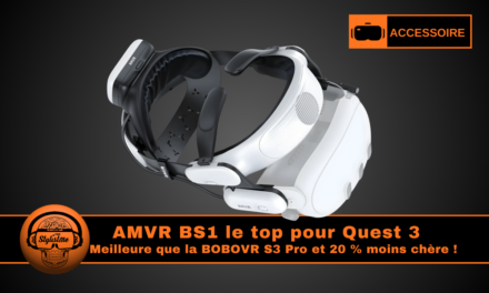 AMVR BS1 sangle halo Quest 3 plus performante que la BOBOVR S3 Pro !