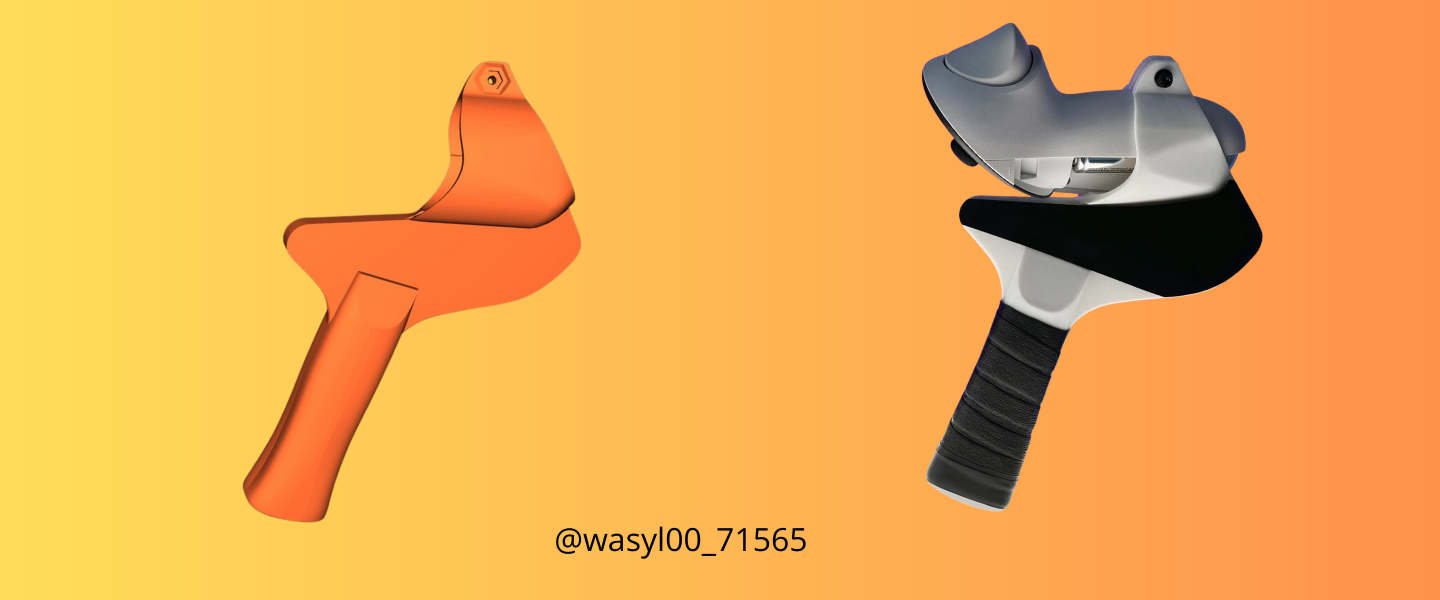 DIY Quest 3 3S adaptateur raquette