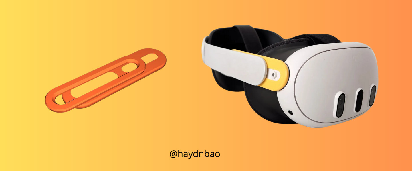 DIY Quest 3 3S adaptateur sangle Quest 2