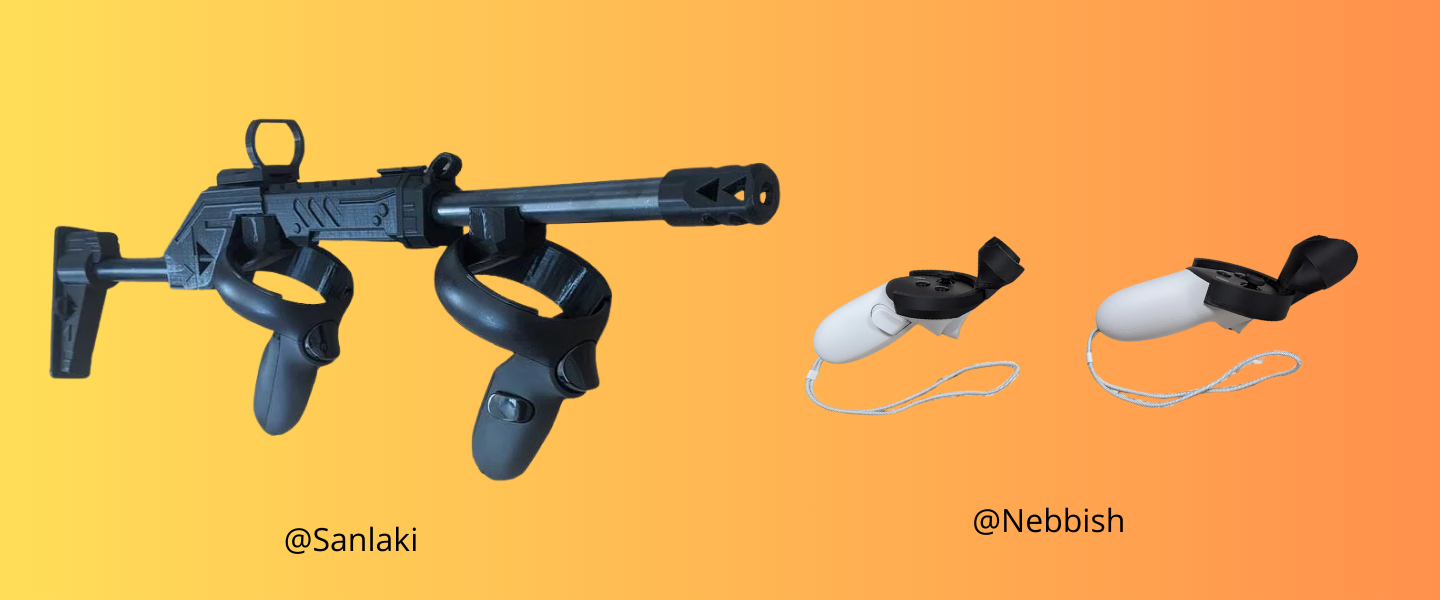 DIY Quest 3 3S gunstock Sanlaki