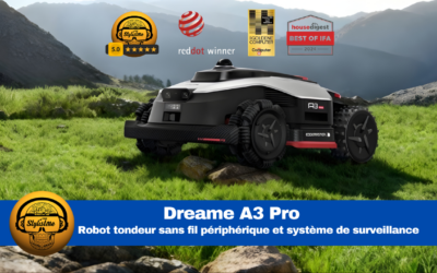 Dreame A3 Pro le robot tondeuse garde du corps !