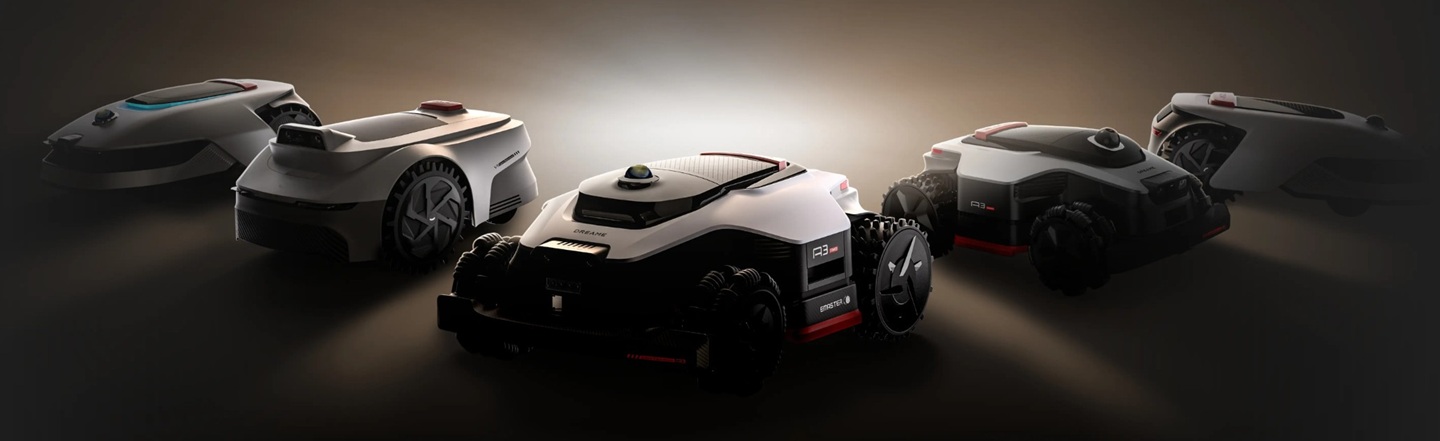 Gamme robots tondeuses Lidar satellite RTK