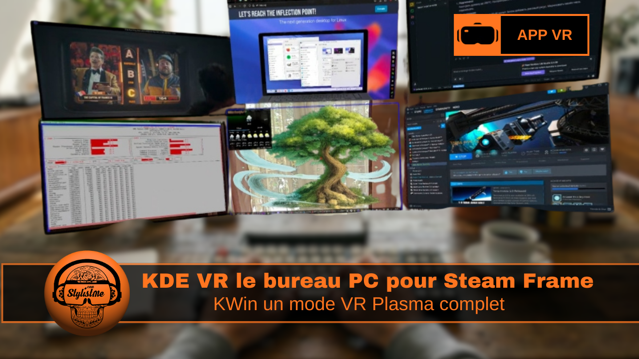 KDE VR Steam Frame