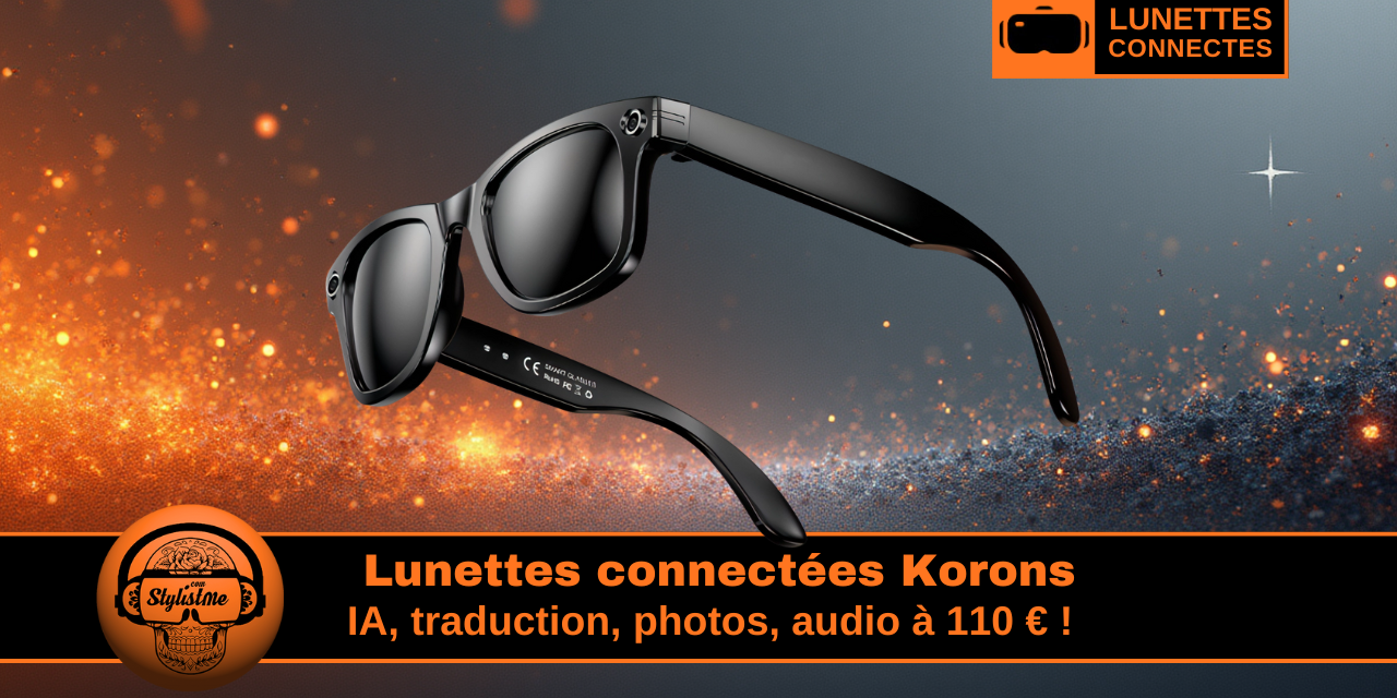 Korons : des lunettes connectées avec IA à mini prix