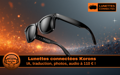 Korons : des lunettes connectées avec IA à mini prix