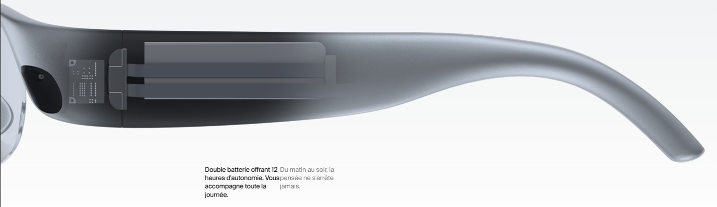 Pickle 1 autonomie lunettes AR 12 heures