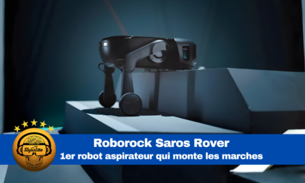 Roborock Saros Rover : robot aspirateur qui monte les escaliers