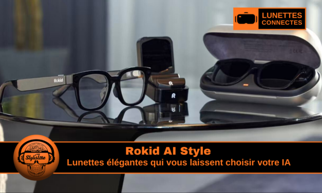 Rokid AI Style : lunettes IA ouvertes à porter toute la journée