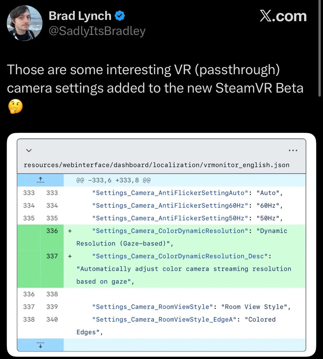Steam Frame color passthrough couleur Steam Frame color passthrough couleur
