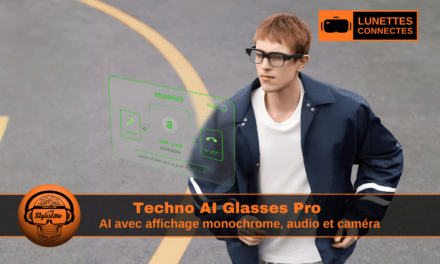 Techno AI Glasses Pro : lunettes AI avec affichage monchrome