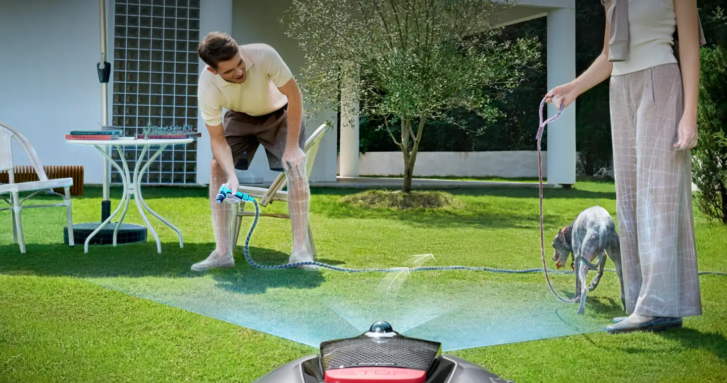 Tondeuse détection obstacle