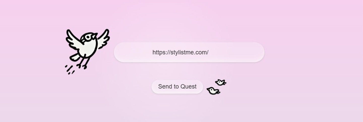 send to Quest url
