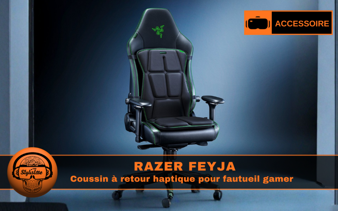 Razer Freyja : coussin à retour haptique pour votre fauteuil gamer