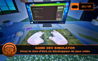 Game Dev Simulator VR simulateur bureau et mini jeux