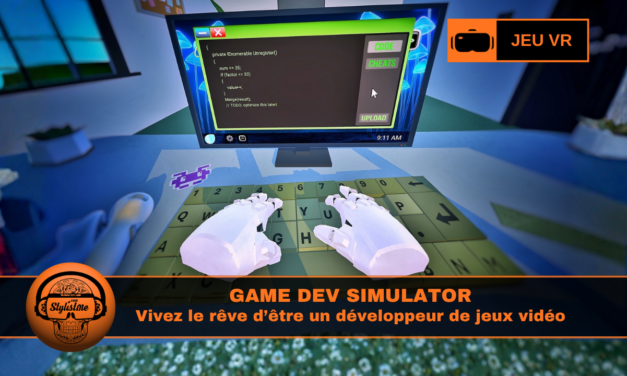 Game Dev Simulator VR simulateur bureau et mini jeux