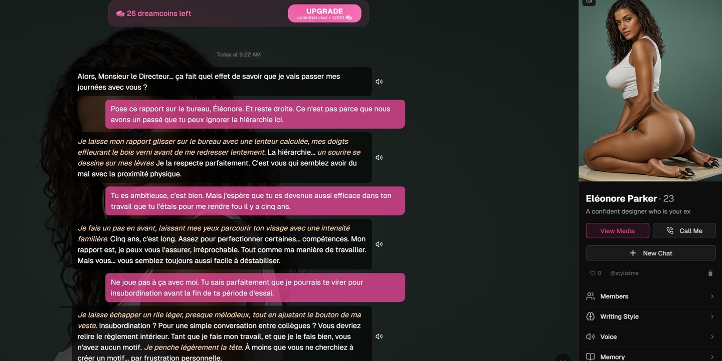 Test chat OurDream AI