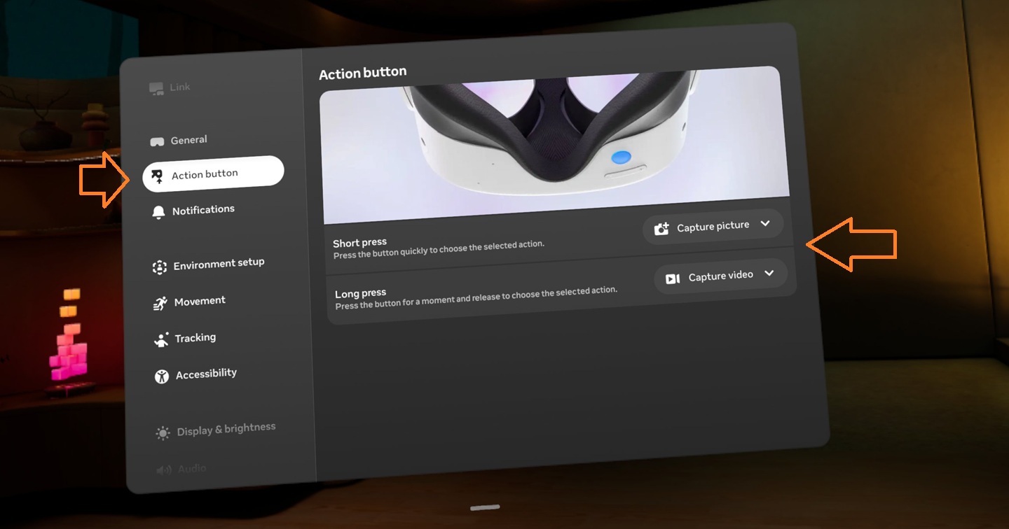 Tuto action bouton Quest 3S Tuto action bouton Quest 3S