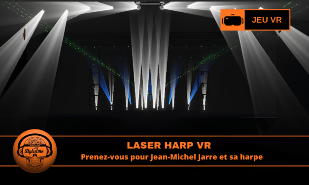 Laser Harp VR jeu VR musical harpe laser immersion scène 2026