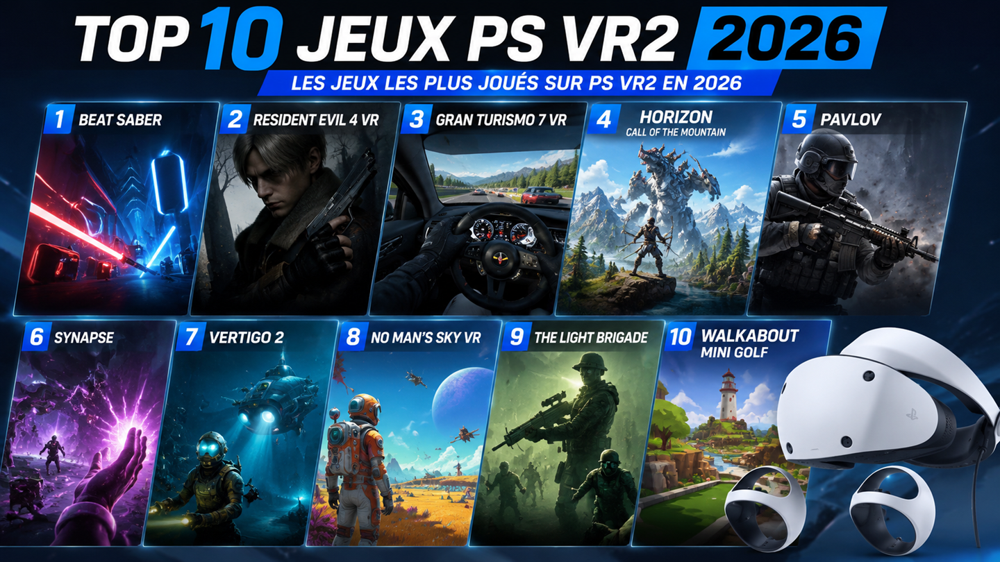 Meilleurs jeux PS VR2 2026 Meilleurs jeux PS VR2 2026