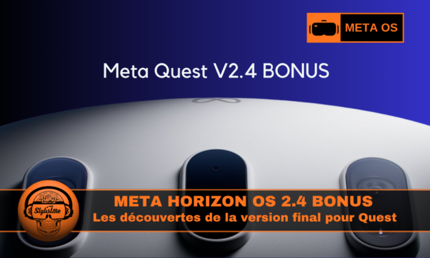 Bonus dans la Meta Quest V2.4 PTC 