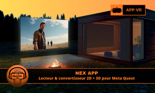 Nex transforme vos vidéos 2D en cinéma 3D sur Meta Quest