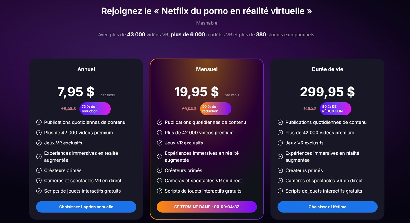 PornVR avis mai 2026 tarif Porn VR avis mai 2026 tarif