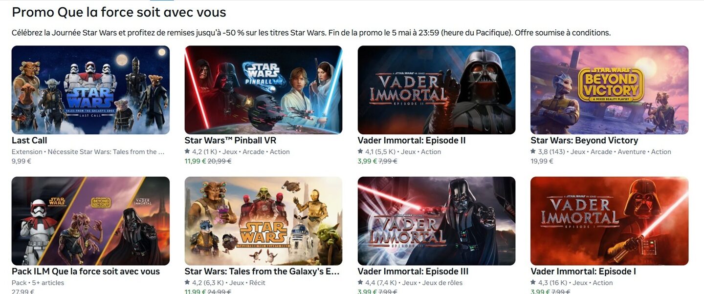 Promo Star Wars 2026 4 mai