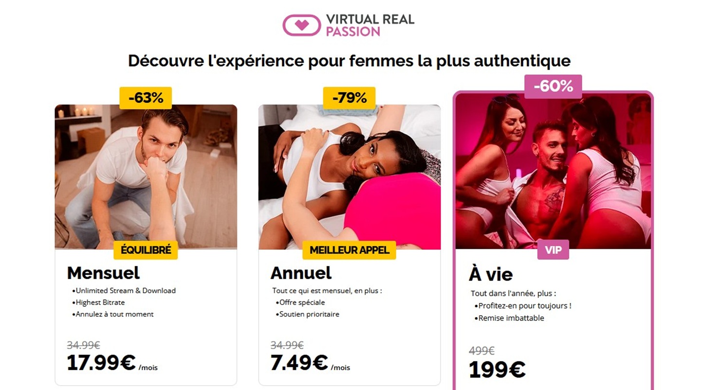 Virtual Real Passion avis mai 2026 Prix Virtual Real Passion avis mai 2026 Prix