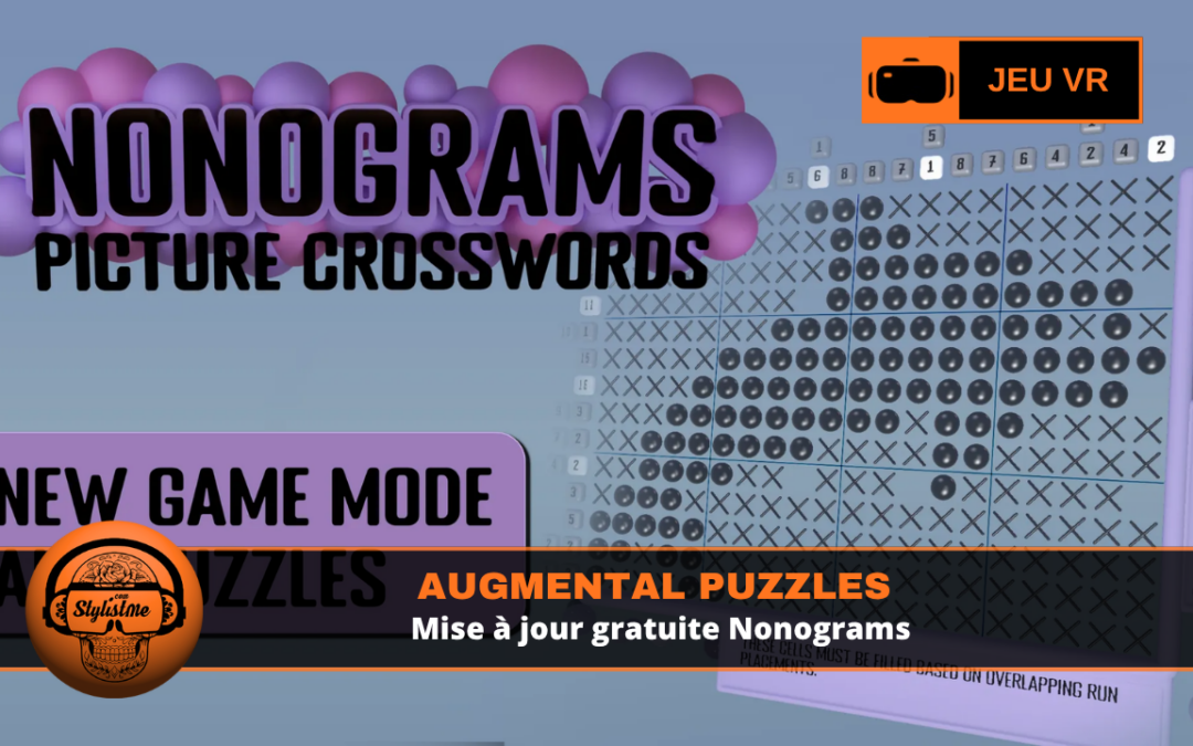 Augmental Puzzles Nonograms : Mise à jour gratuite  du 23 juin 2026 sur Meta Quest