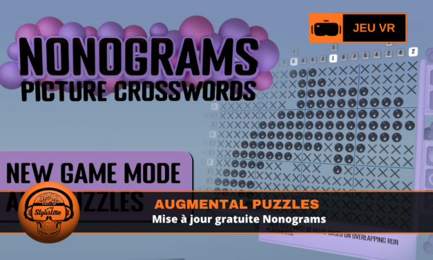 Augmental Puzzles Nonograms : Mise à jour gratuite  du 23 juin 2026 sur Meta Quest