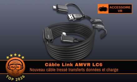Câble Link AMVR LC6 : transfert données et charge casque VR