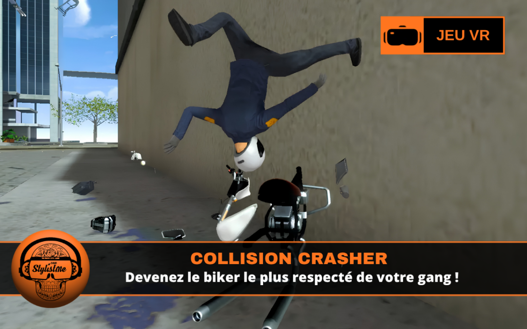 Collision Crasher chaque poursuite en moto devient un crash spectaculaire