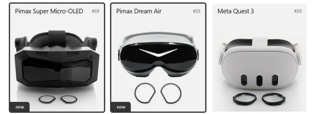 verres correcteurs casque VR verres correcteurs casque VR