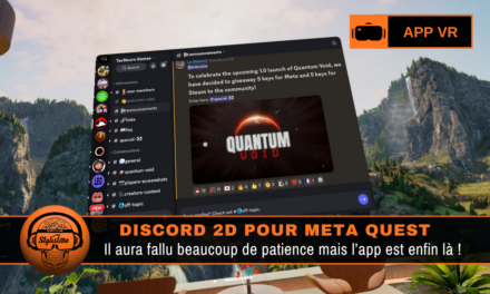 Discord VR sur Meta Quest 3 : streaming intégré et Nitro offert