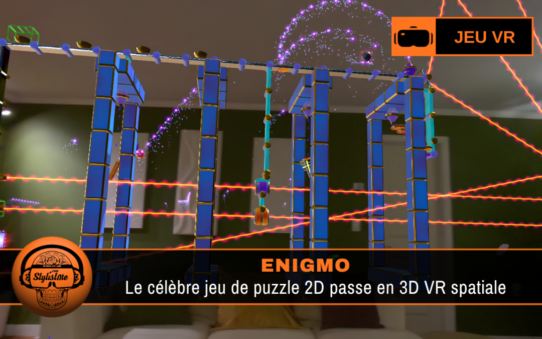 Enigmo : casse-tête 3D spatial sur PC VR et Meta Quest