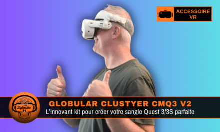 Globular Cluster CMQ3 V2 : sangle ultra confort pour Meta Quest 3 et 3S