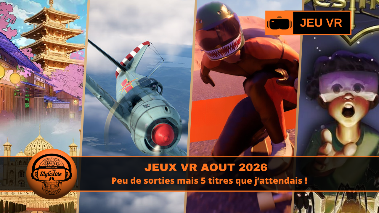Jeux VR aout 2026