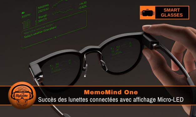 MemoMind One : lunettes connectées à projection d&rsquo;IA de Xgimi