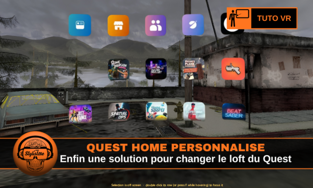 Personnaliser Home Meta Quest à nouveau possible (tuto) !