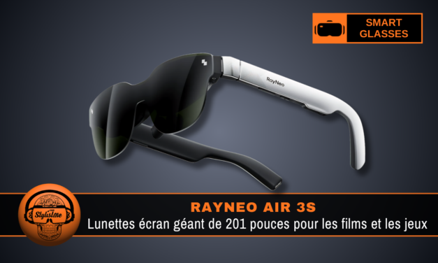RayNeo Air 3S : avis complet sur les lunettes connectées AR cinéma