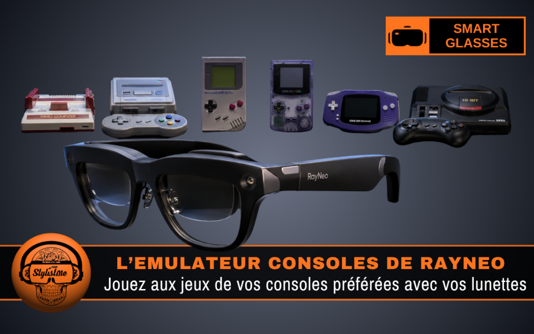 RayNeo X3 Pro émulateur console jeu vidéo rétro en natif !