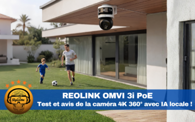 Reolink OMVI 3i PoE : Test Complet 2026 de la Caméra 4K Panoramique + PTZ avec IA Locale