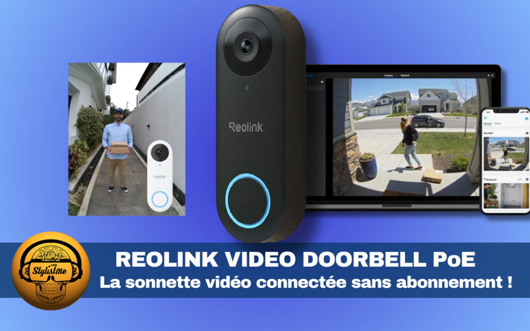 Reolink Video Doorbell PoE : sonnette 2K+ sans abonnement