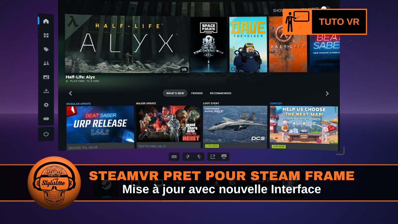 SteamVR 2.17.4 mise a jour Frame SteamVR 2.17.4 mise à jour Frame