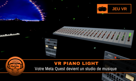 VR Piano Light sur Meta Quest : studio de musique VR gratuit
